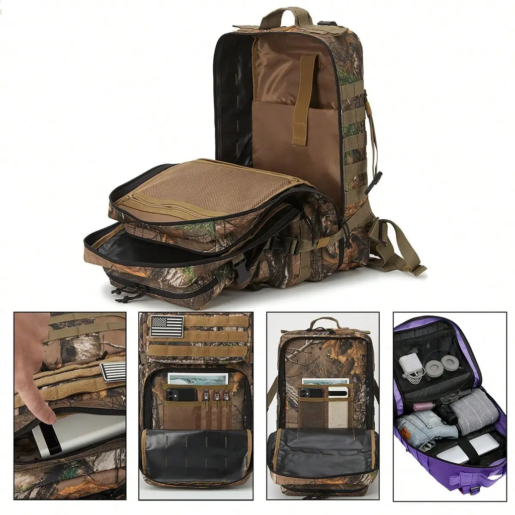 Men's Tactical Heavy Duty 45L Outdoor Backpack