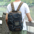 Unisex Fashion Denim 16 Inch Laptop Travel Backpack