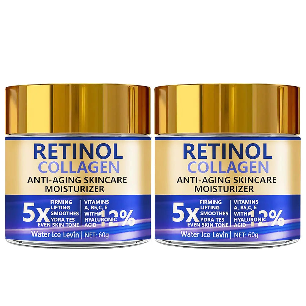 Unisex Retinol & Collagen Moisturizing Day & Night Face Cream 2.1 oz