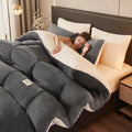 Luxury Plush All-Season Comforter and Reversible Soft Duvet Insert