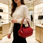 Women's Solid Vintage Crossbody Diaper Bag