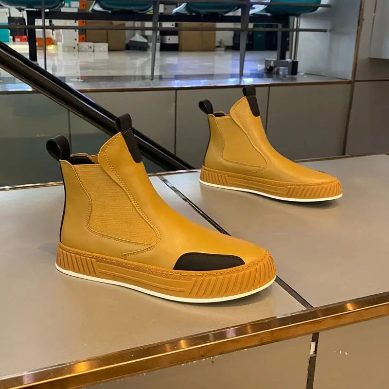 Men's High Top Platform Sneaker Winter Snow Boots