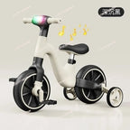 Kids' Multifunctional Tricycle Balance Bike with Music and Lights