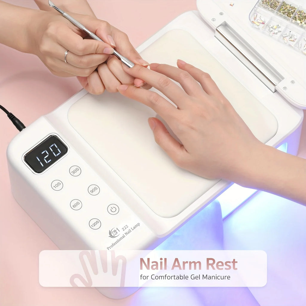Professional UV LED Nail Lamp with 63 Beads and Smart Auto Sensor