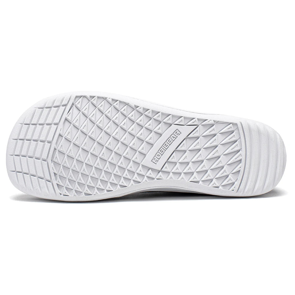 Unisex Mid-Top Canvas Wide Toe Box Barefoot Walking Shoes