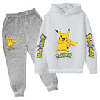Kids' Cartoon Hoodie Sweatshirt Pants Two-Piece Set
