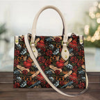Women's Skull Pattern Faux Leather Shoulder Tote Bag
