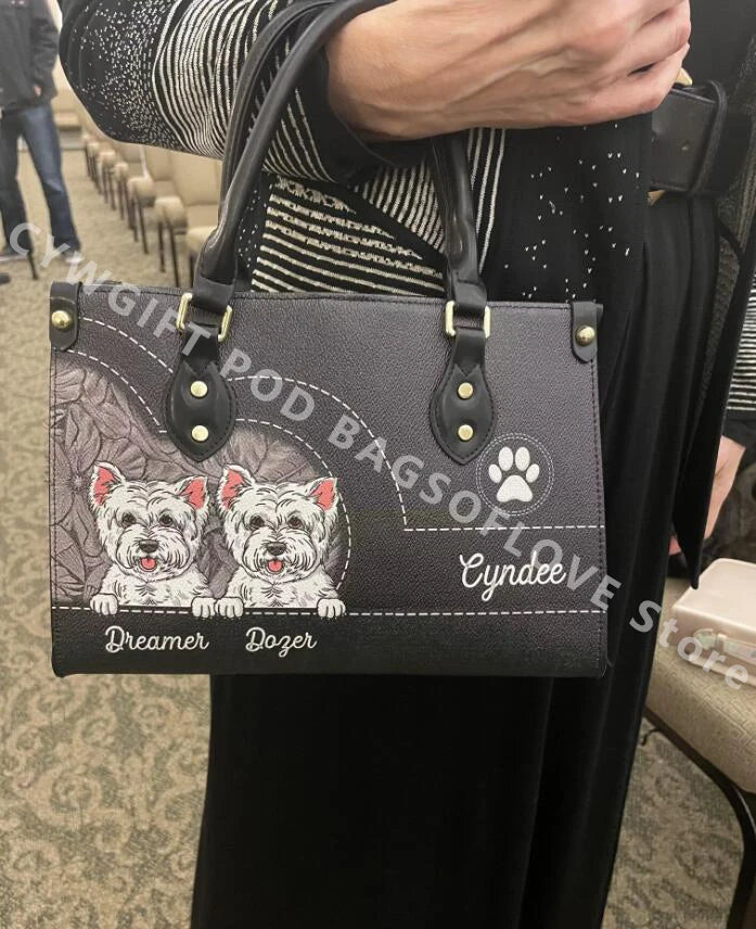 Women's Skull Pattern Faux Leather Shoulder Tote Bag