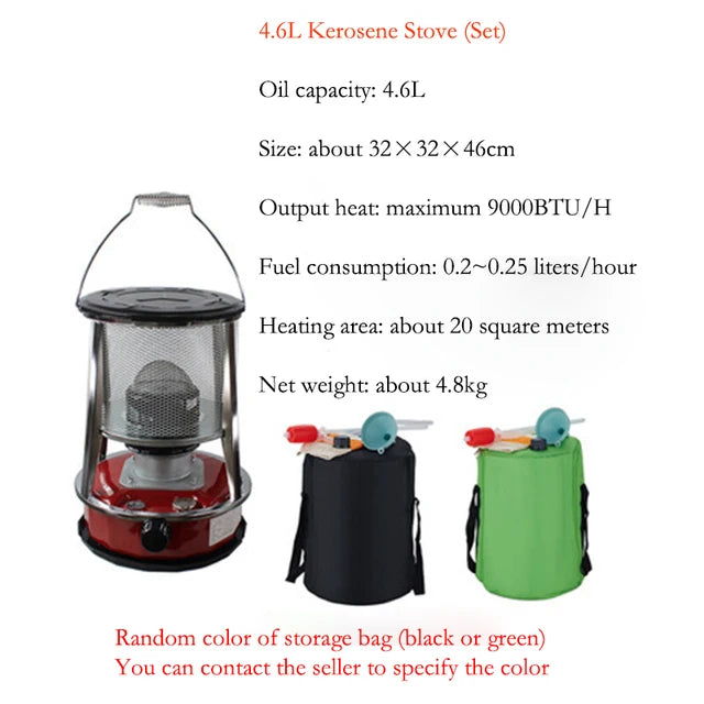 Portable Kerosene Stove Heater and Outdoor Camping Grill