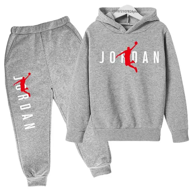 Kids Unisex Hoodie and Pants Tracksuit Set