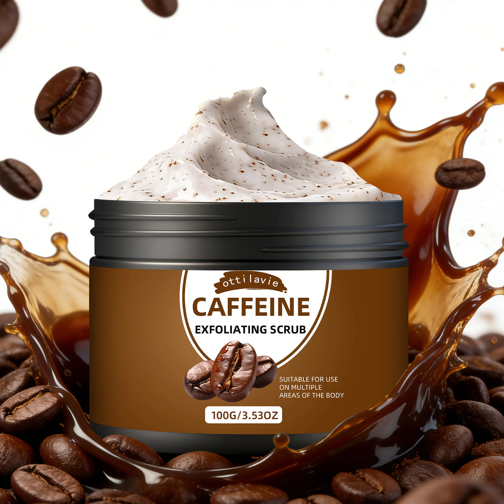 Caffeine Exfoliating Scrub and Gentle Deep Cleansing Body Cream