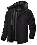 Men's Lightweight Waterproof Hooded Outdoor Hiking Rain Jacket TJ589