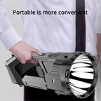 Rechargeable LED Flashlight and Waterproof Outdoor Searchlight
