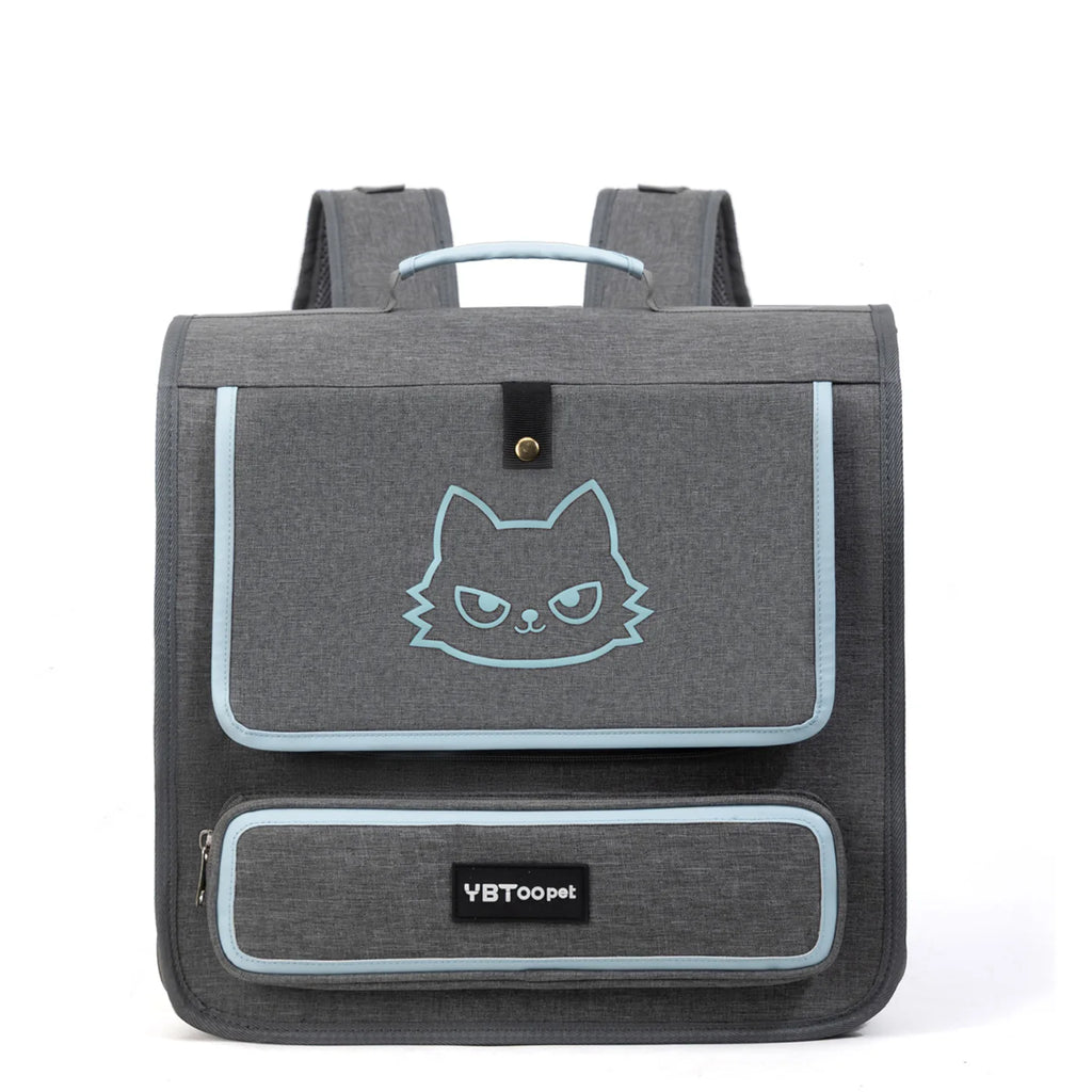 Foldable Pet Carrier Backpack Breathable Travel Bag for Cats and Small Dogs