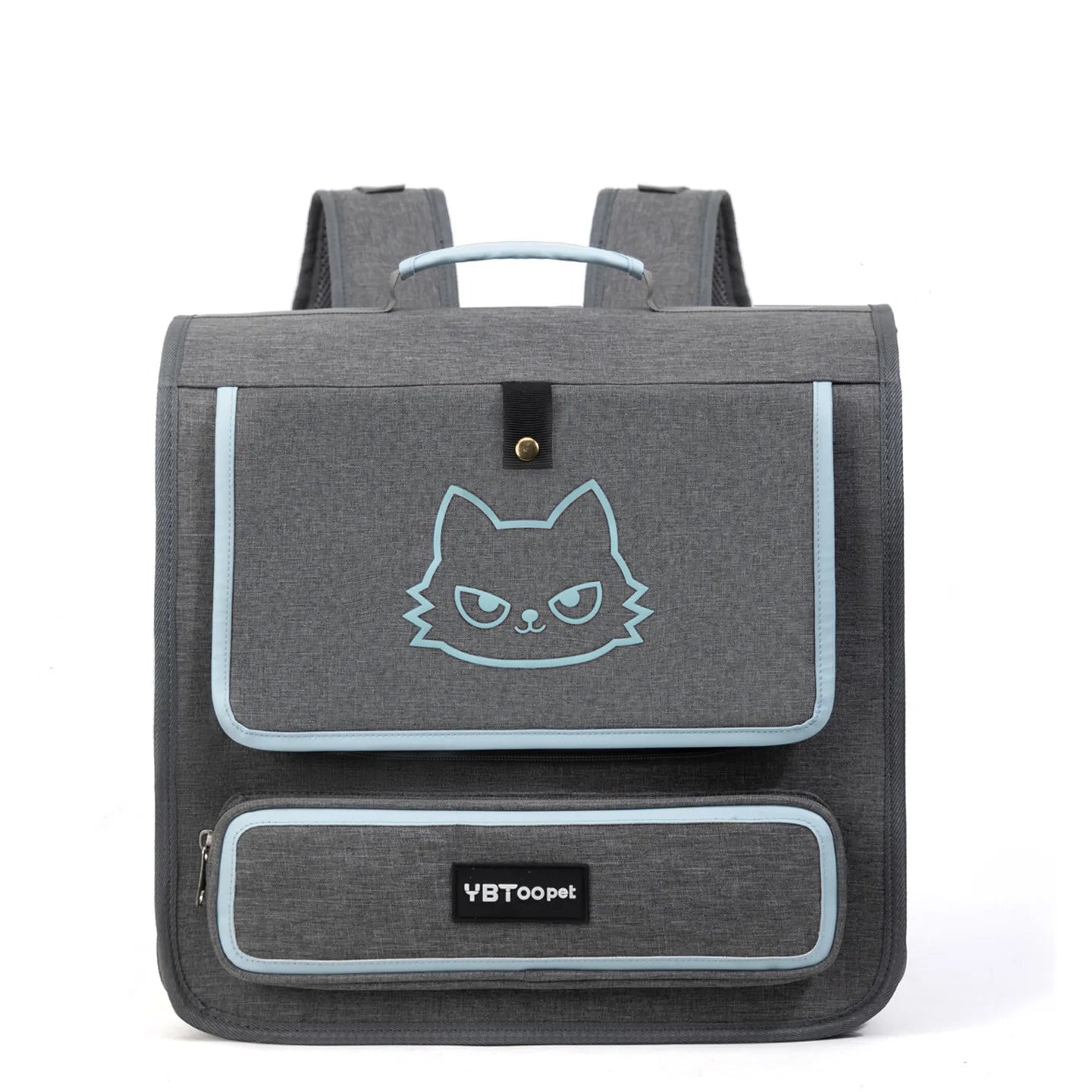 Foldable Pet Carrier Backpack Breathable Travel Bag for Cats and Small Dogs