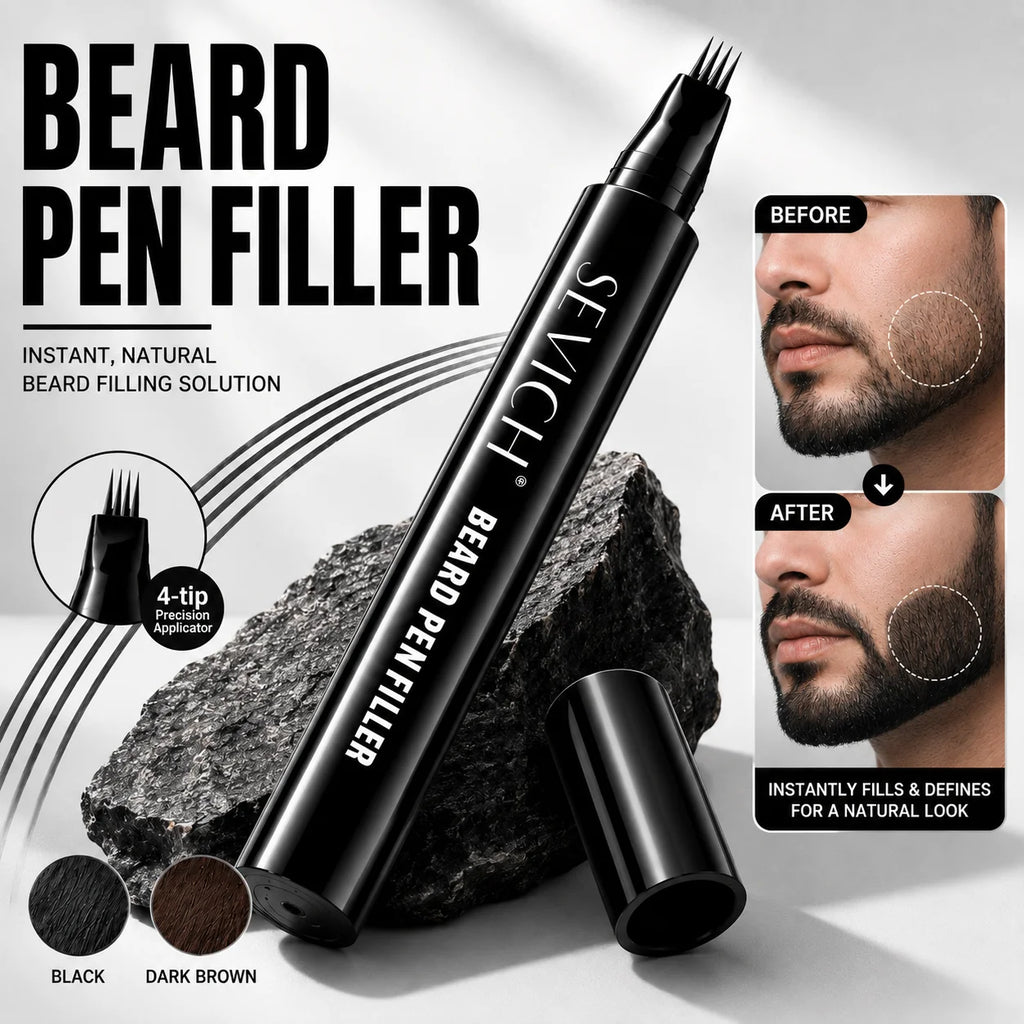 Men's Waterproof Beard Filling Pen 0.05 oz