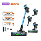Cordless Stick Vacuum Cleaner with Anti-Tangle Brush 500W