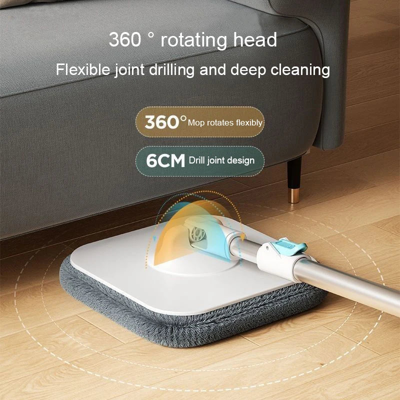 Self-Cleaning Spin Mop and Bucket Set with Dirt Separation System 68187