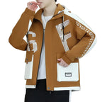 Men's Casual Hooded Windbreaker Cargo Jacket