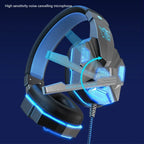 Stereo Wired Gaming Headset for PC and PS5 Over-Ear Headphones