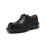 Men's Platform Leather Business Casual Dress Shoes