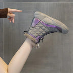 Women's Waterproof Plush Thick Sole Snow Boots