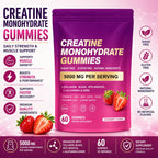 Creatine Monohydrate Collagen BCAA Workout Support Gummies