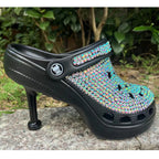Women's Snake Shaped Rhinestone Pointed Toe High Heel Sandals