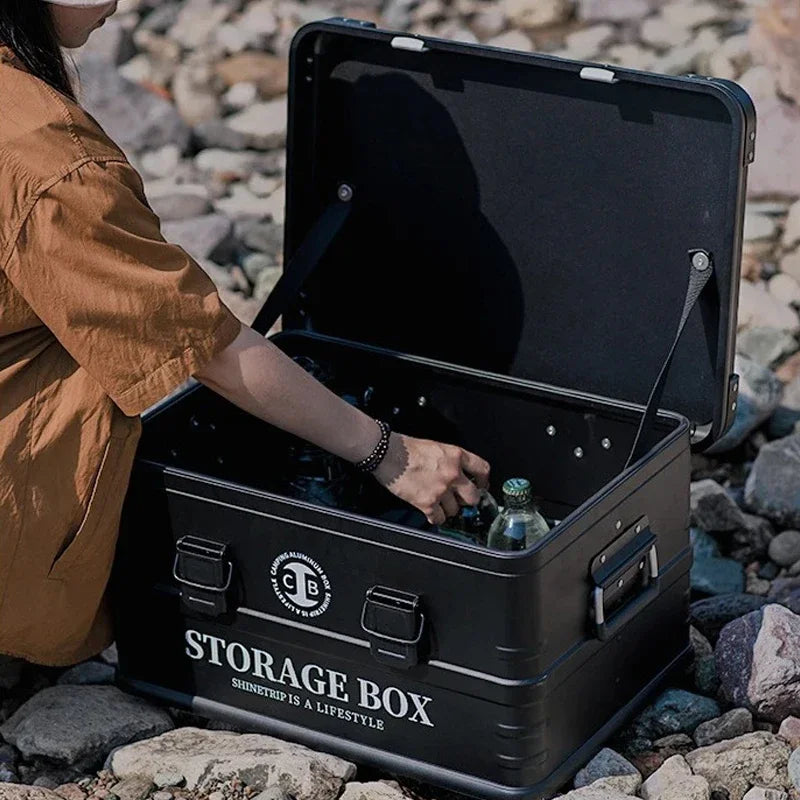 Camping Storage Basket and Detachable Tactical Folding Bag