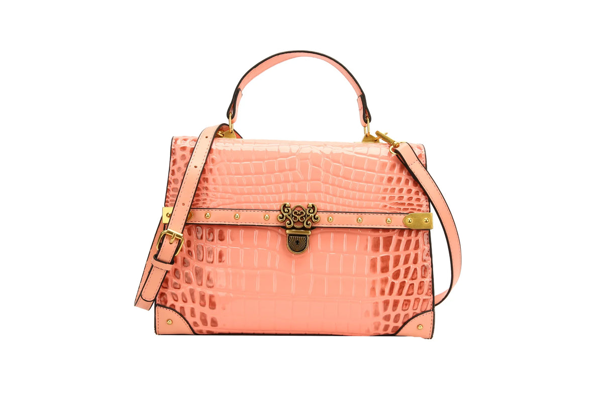 Women's Solid PU Leather Shoulder Crossbody Bag