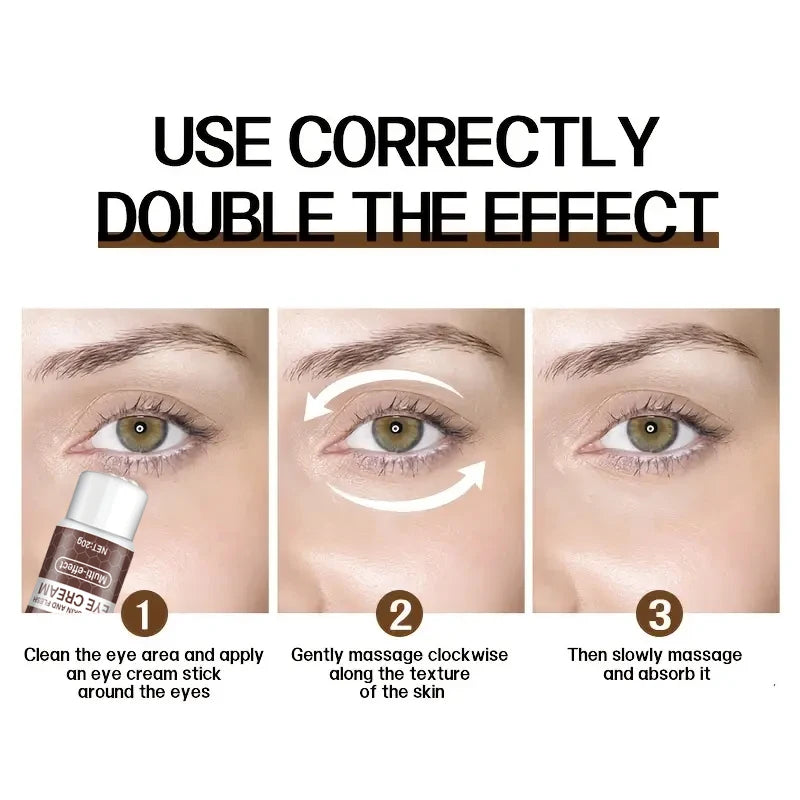 Unisex Natural Caffeine Firming Moisturizing Eye Cream 0.7 oz