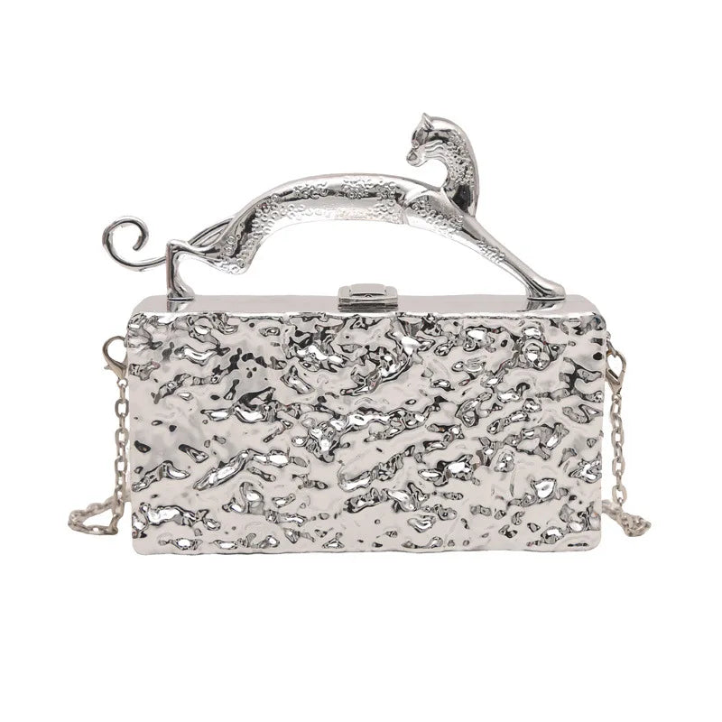 Women's Fashion Acrylic Chain Crossbody Shoulder Bag Purse