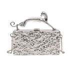 Women's Fashion Acrylic Chain Crossbody Shoulder Bag Purse