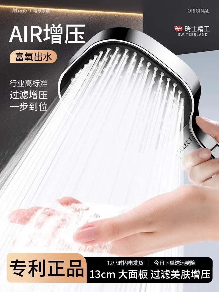 High Pressure Handheld Massage Shower Head with 3 Spray Modes