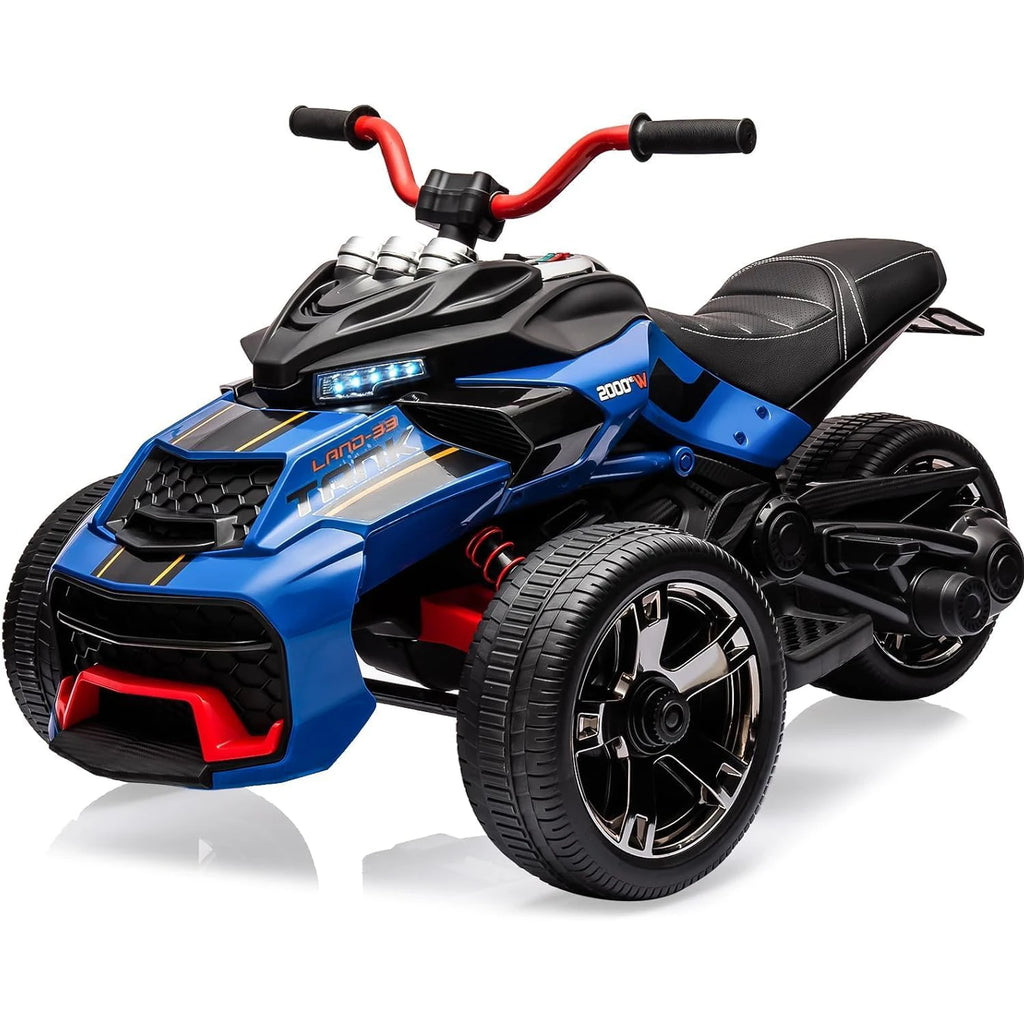 Kids 12V Battery Powered Electric Ride on ATV 3 Wheeler Toy Car