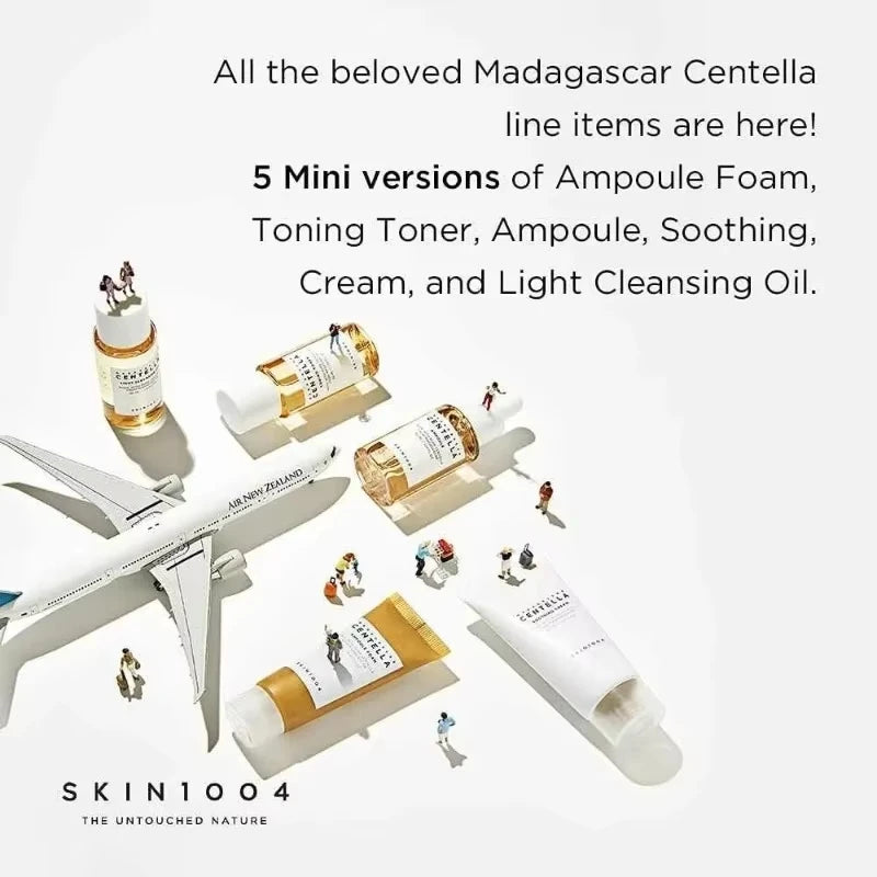 SKIN1004 Madagascar Centella Travel Skincare Kit 5-Piece Set
