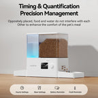 Automatic WiFi Pet Feeder and Water Fountain 2-in-1 Smart App Control