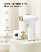 IPL Hair Removal Device with 999900 Flashes and 3-in-1 Modes