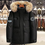 Men's Thick Warm Hooded Winter Parka Coat