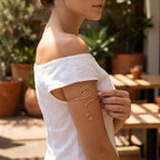Women's Vintage Leaf Geometric Waves Upper Arm Cuff Bracelet