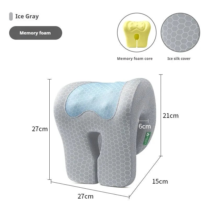 Ergonomic Memory Foam Office Chair Headrest Pillow Neck Support