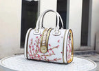 Women's Microfiber Synthetic Leather Boston Handbag