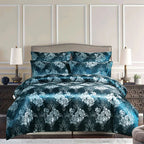 European Satin Jacquard Duvet Cover and Smooth Bedding Set