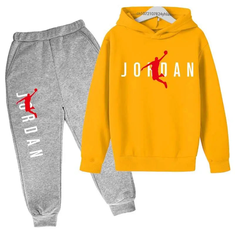 Kids Unisex Hoodie and Pants Tracksuit Set