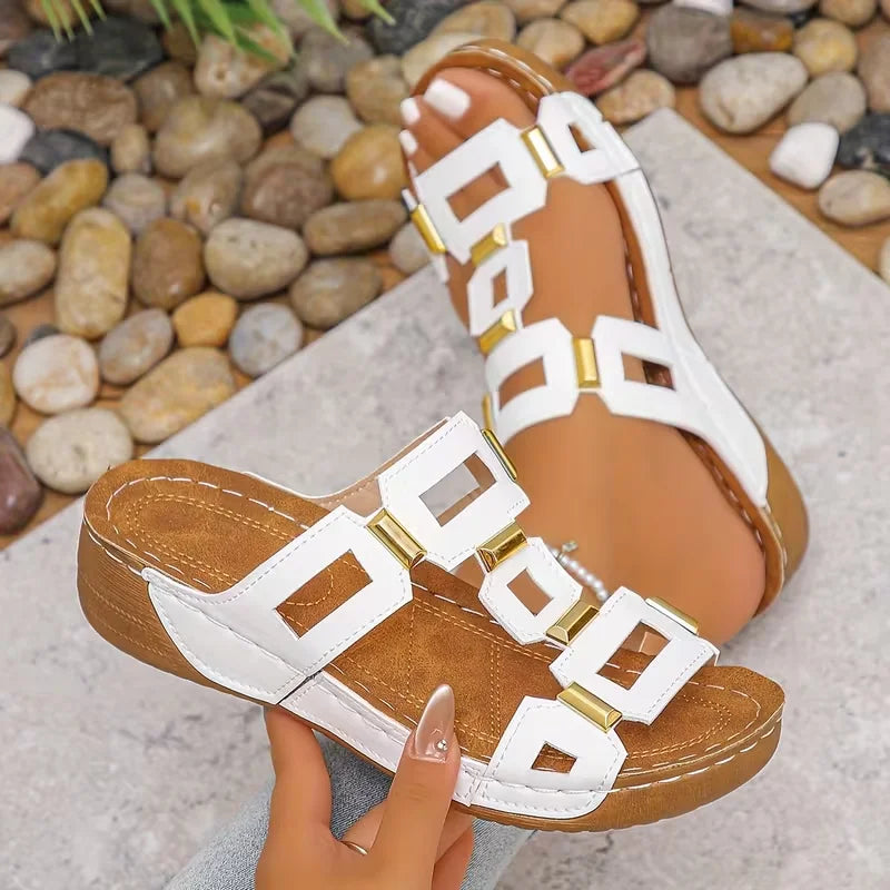 Wedge Sandals Women's Roman Style Open Toe Platform Summer Shoes