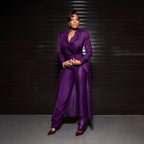 Men's Tailored Two-Piece Blazer and Pants Suit