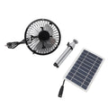 Solar Panel Powered Fan and Portable Exhaust Vent Kit