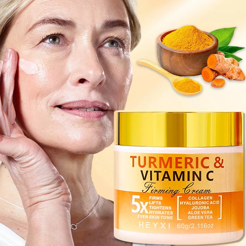 Unisex Turmeric Vitamin C Firming Moisturizing Face Cream