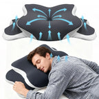 Ergonomic Memory Foam Cervical Pillow for Neck Pain Relief