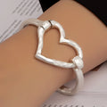 Women's Fashion Punk Big Love Heart Pendant Choker Necklace